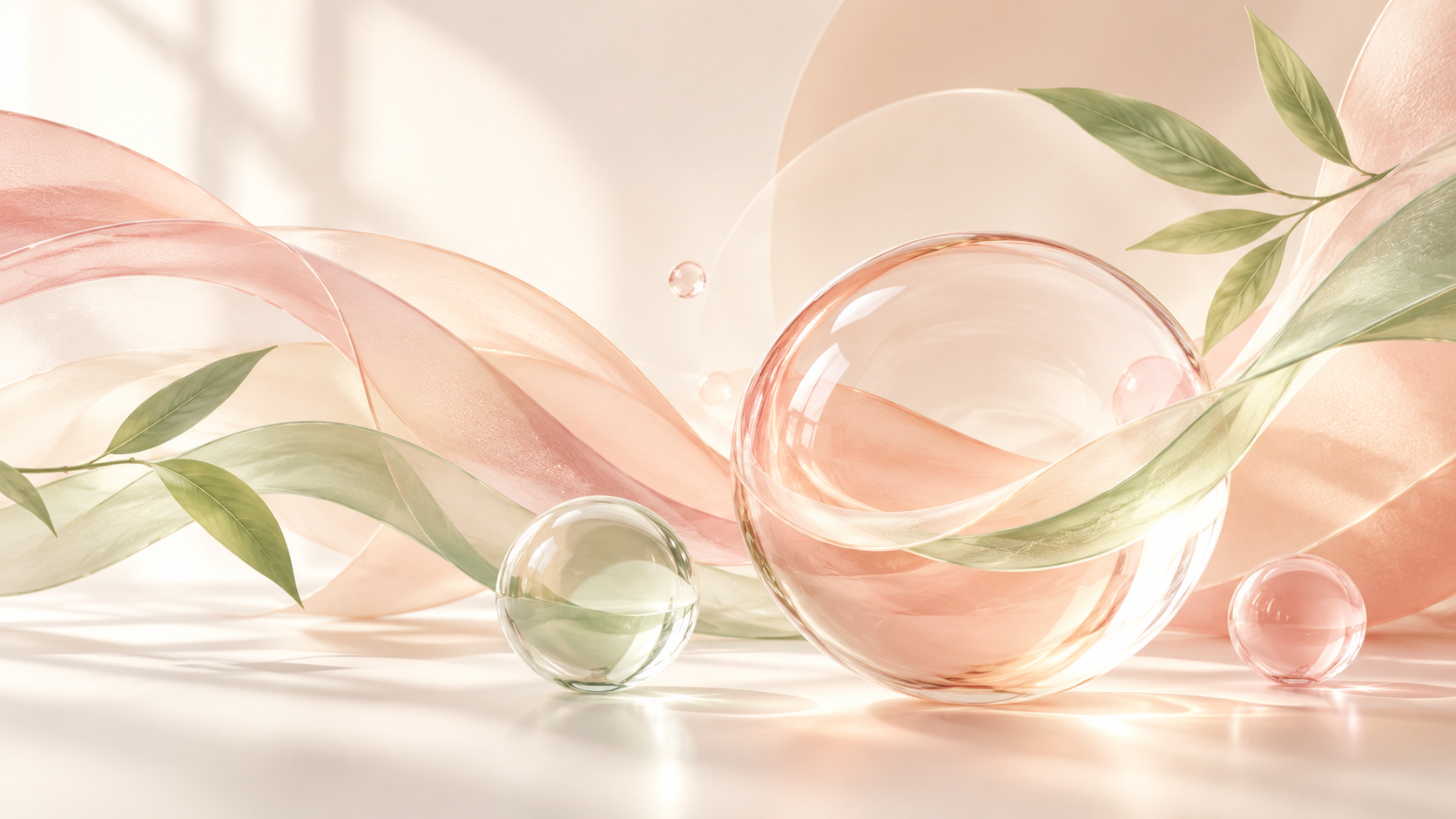 Abstract illustration representing hormonal changes and estrogen health