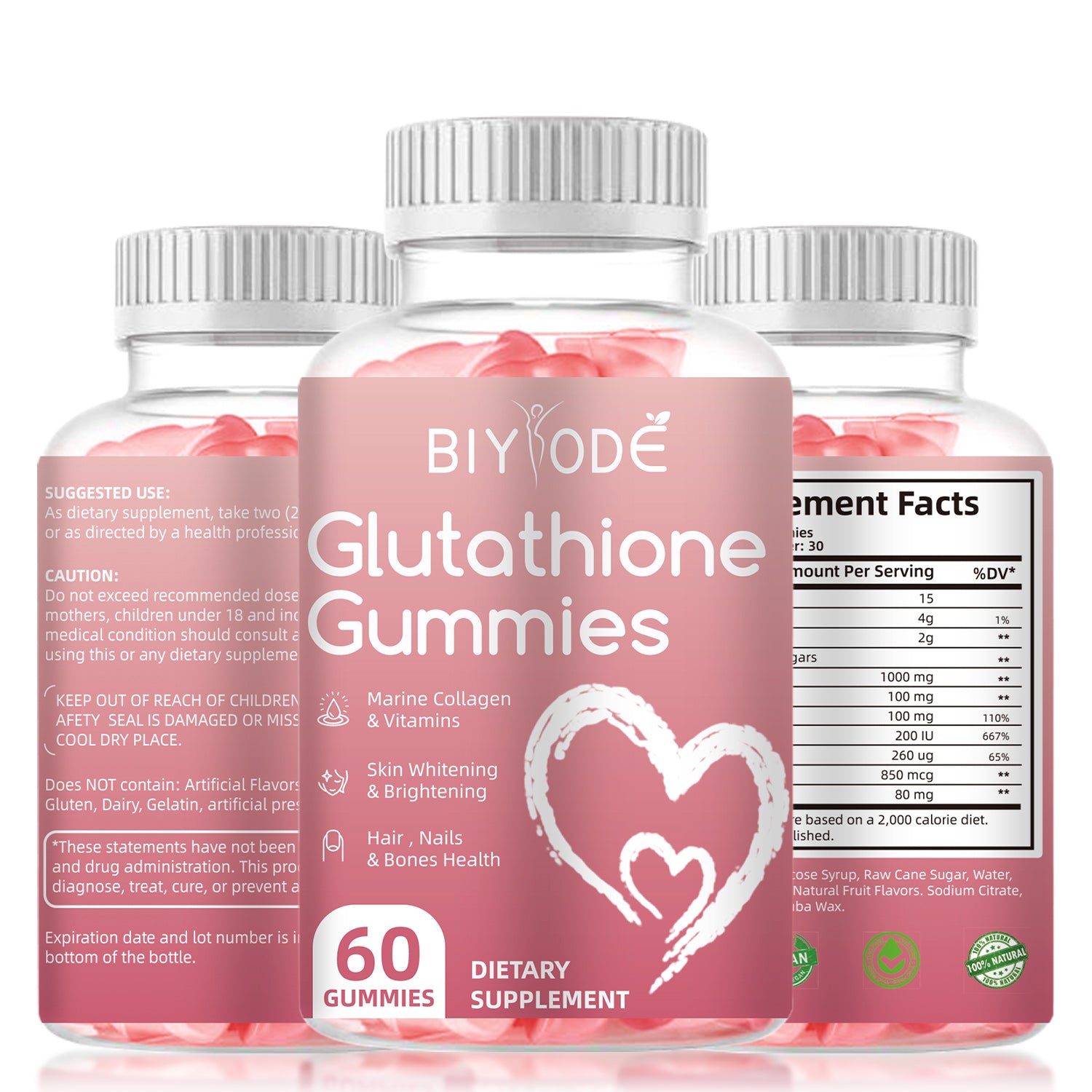 BIYODE Glutathione Skin Care - Skin Brightening Anti-Aging Collagen BIYODE Glutathione Skin Care - Skin Brightening Anti-Aging Collagen