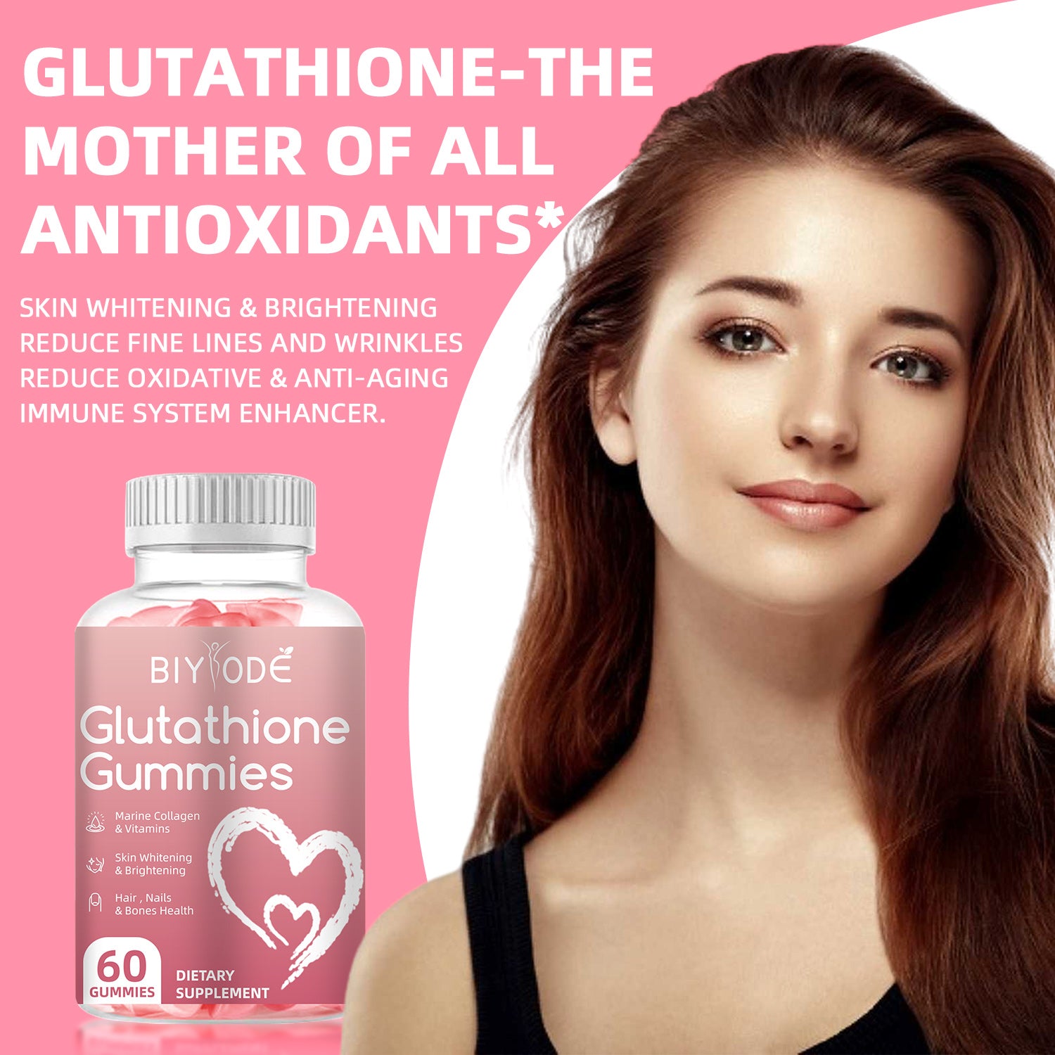 BIYODE Glutathione Skin Care - Skin Brightening Anti-Aging Collagen BIYODE Glutathione Skin Care - Skin Brightening Anti-Aging Collagen