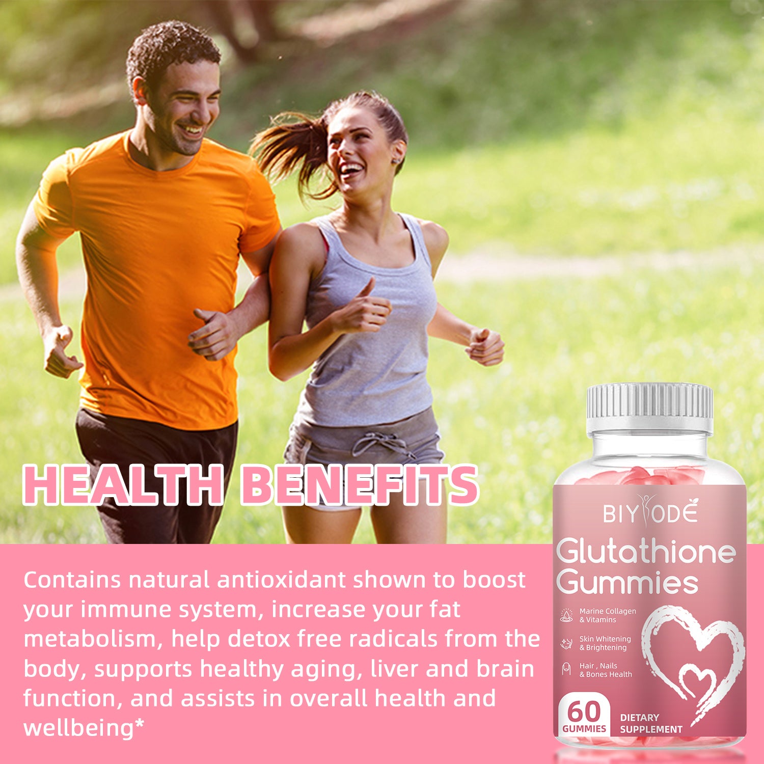 BIYODE Glutathione Skin Care - Skin Brightening Anti-Aging Collagen BIYODE Glutathione Skin Care - Skin Brightening Anti-Aging Collagen