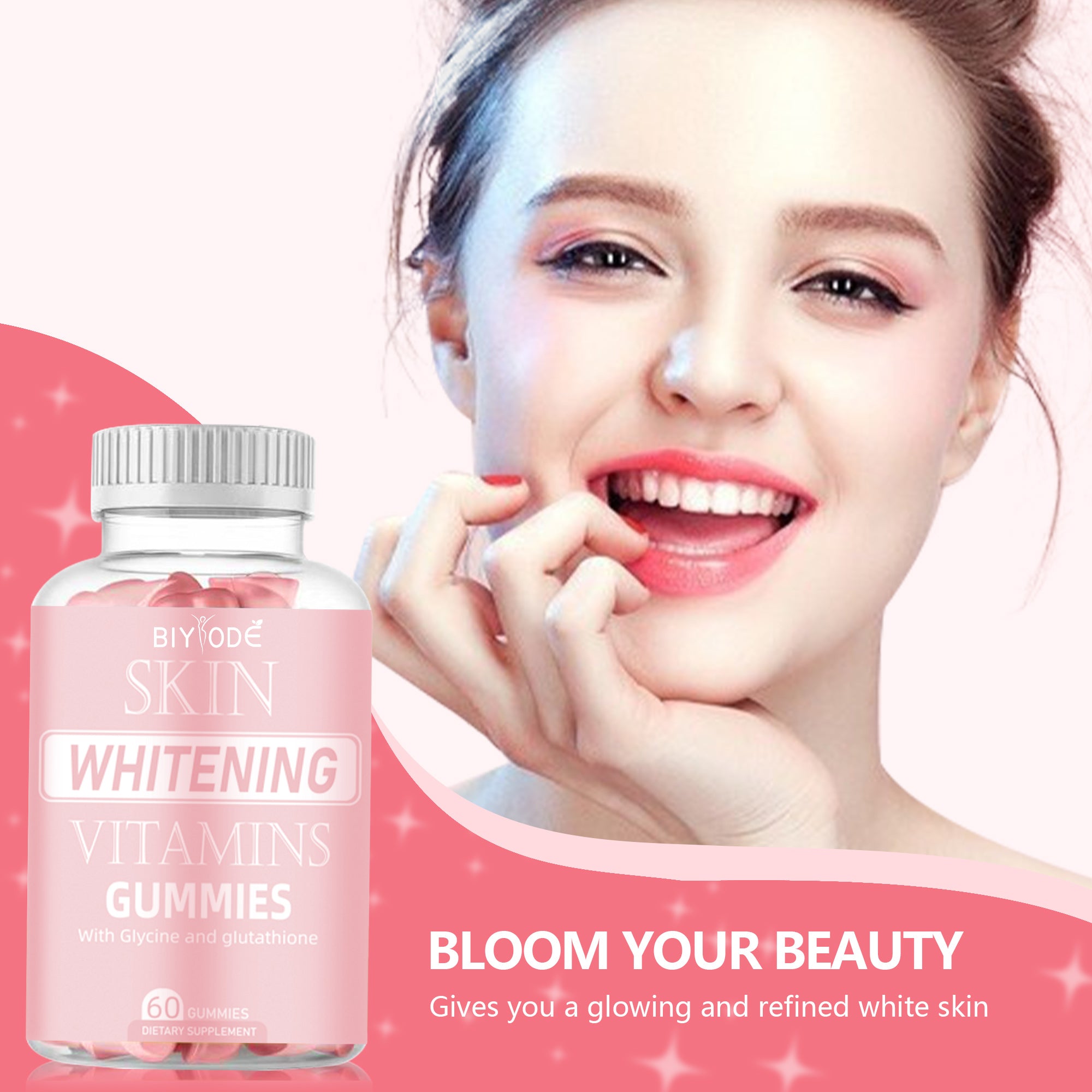 BIYODE Glutathione Skin Care - Skin Brightening - Gummies Collagen BIYODE Glutathione Skin Care - Skin Brightening - Gummies Collagen
