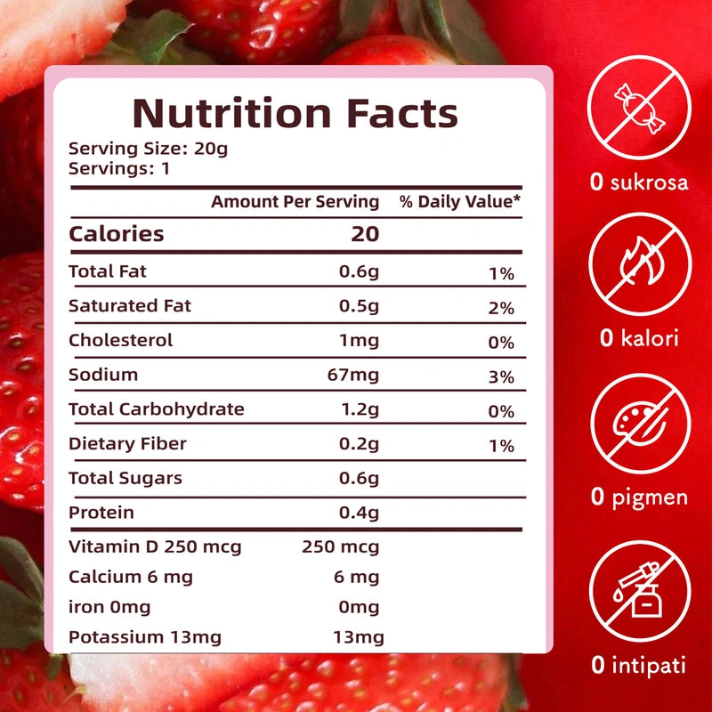 BIYODE Strawberry Collagen & Glutathione Beauty Milk Drink